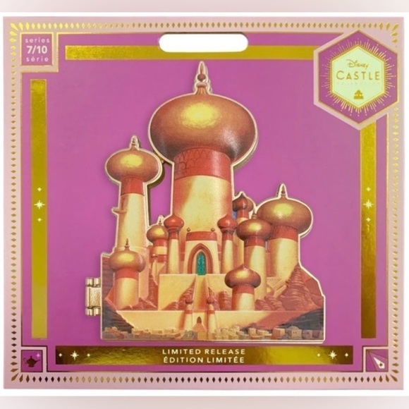 Jasmine Castle Pin Aladdin Disney Castle Collection Limited Release – Series 7 - Picture 1 of 6